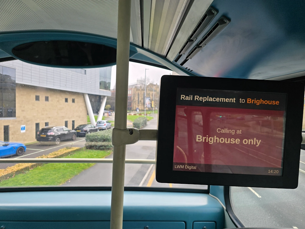 PSVAIR audio visual passenger information system